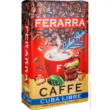 Кава натуральна смажена мелена Ferarra Cuba Libre 250 грам